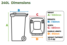 120 Litre Bin